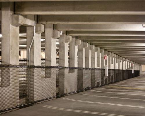 Interior of UCF Parking Garage